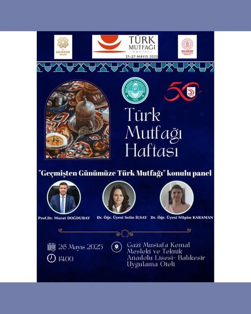 Balıkesir Üniversitesi'nden Türk Mutfağı Paneli