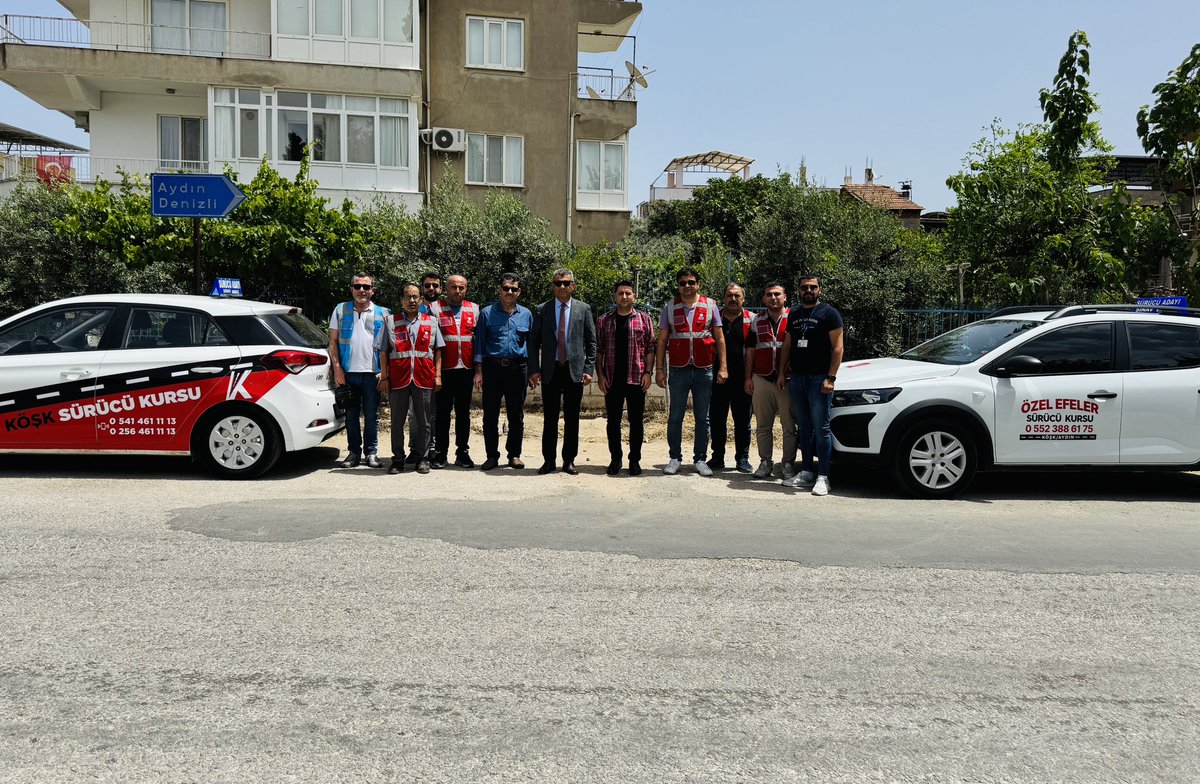 İl Milli Eğitim Müdürü Ekici, KÖŞK'teki Sürücü Kursu Sınav Alanını İnceledi