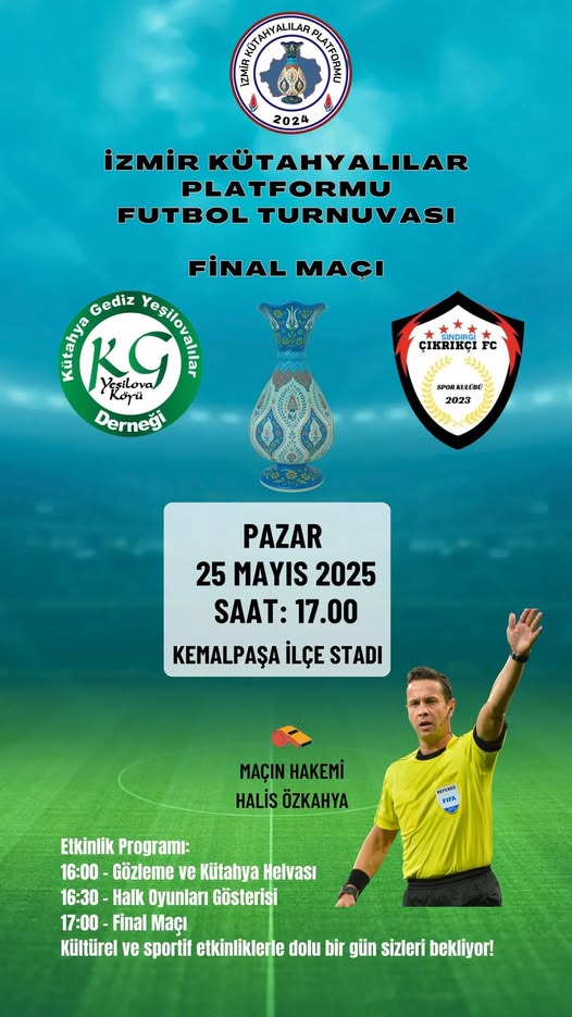 AK Parti Genel Başkan Yardımcısı Dağ, İzmir Kütahyalılar Platformu Futbol Turnuvası Finalini Takip Etti