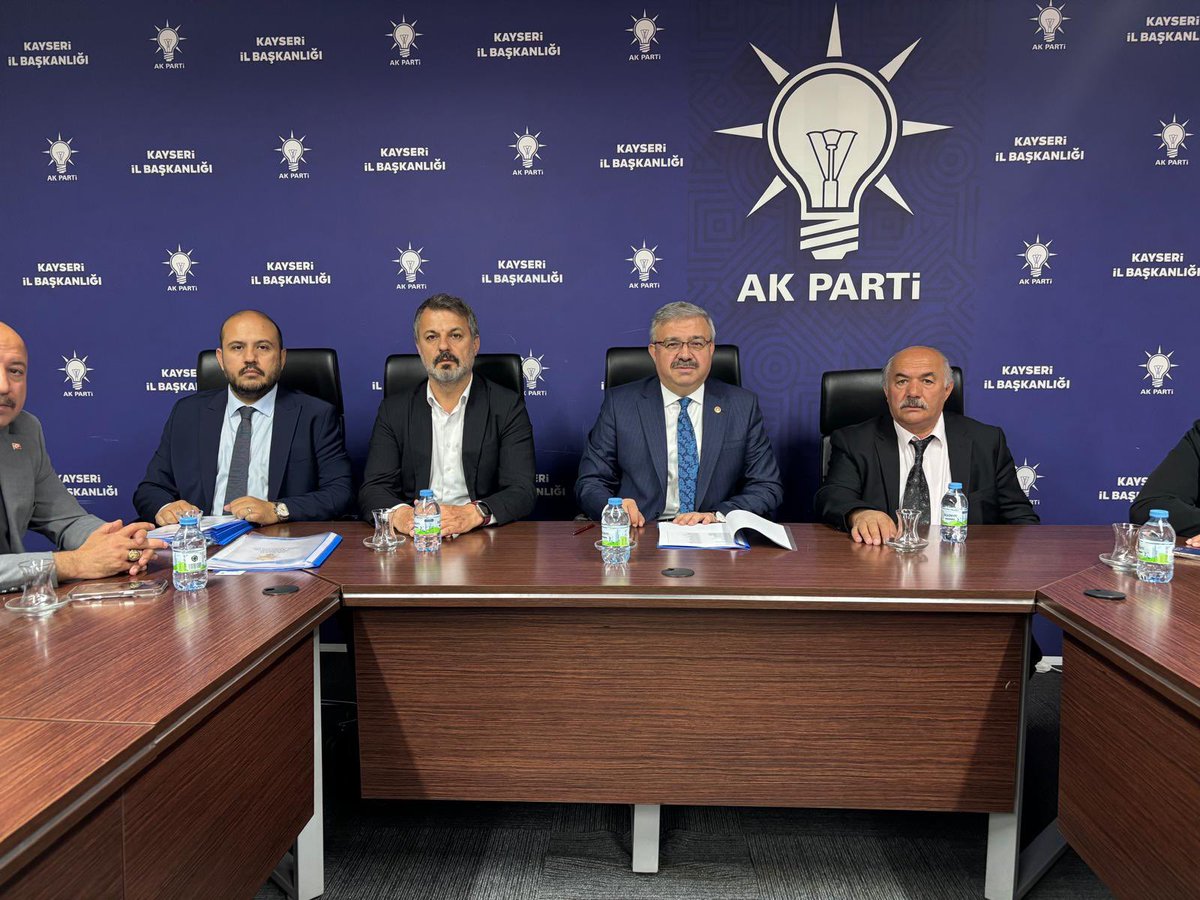 Av. İbrahim YURDUNUSEVEN Kayseri'de İlçe Teşkilatlarıyla İstişare Toplantısı Gerçekleştirdi