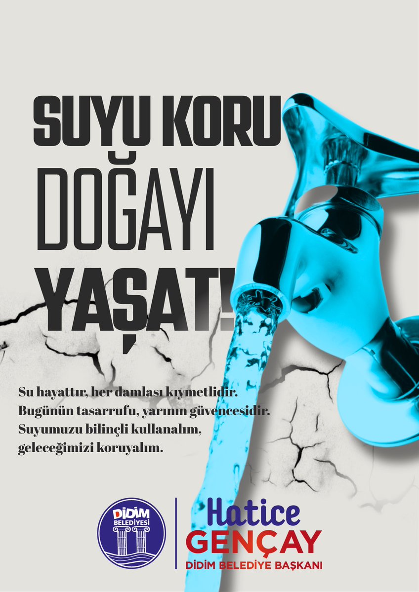 Didim Belediyesi Su Tasarrufu Çağrısı Yaptı