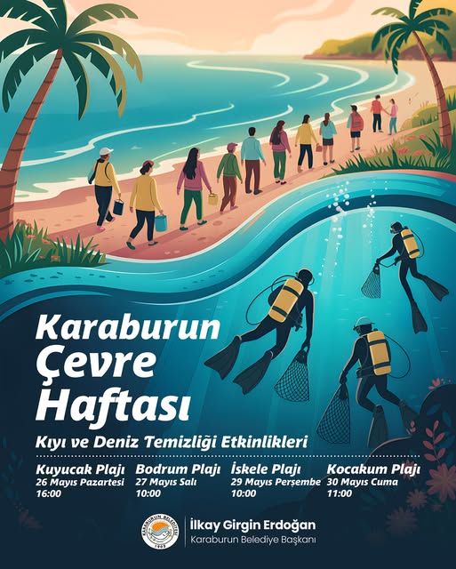 Karaburun Belediyesi Kıyı Temizliği Etkinlikleri Düzenliyor