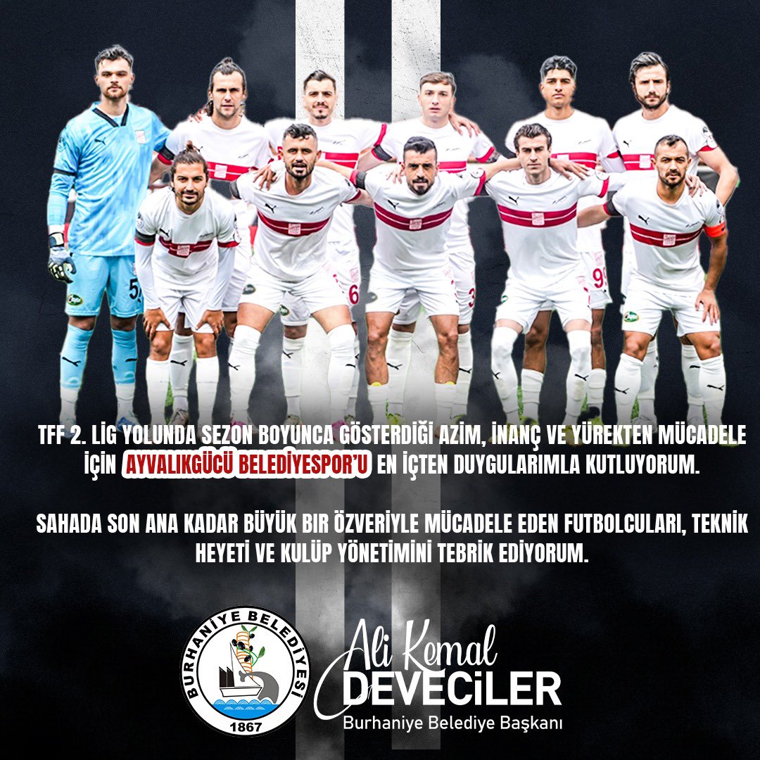 Ayvalıkgücü Belediyespor, TFF 2. Lig'e Yükseldi