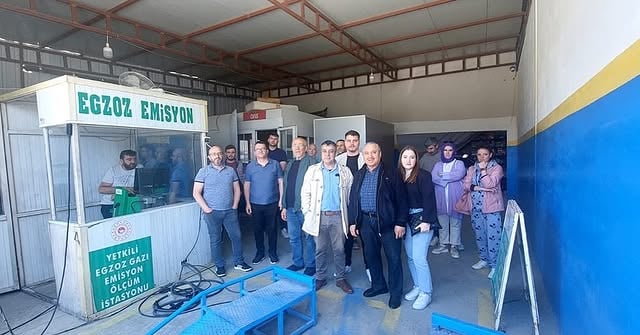 Edremit'te Egzoz Ölçüm Elemanı Kursu Tamamlandı