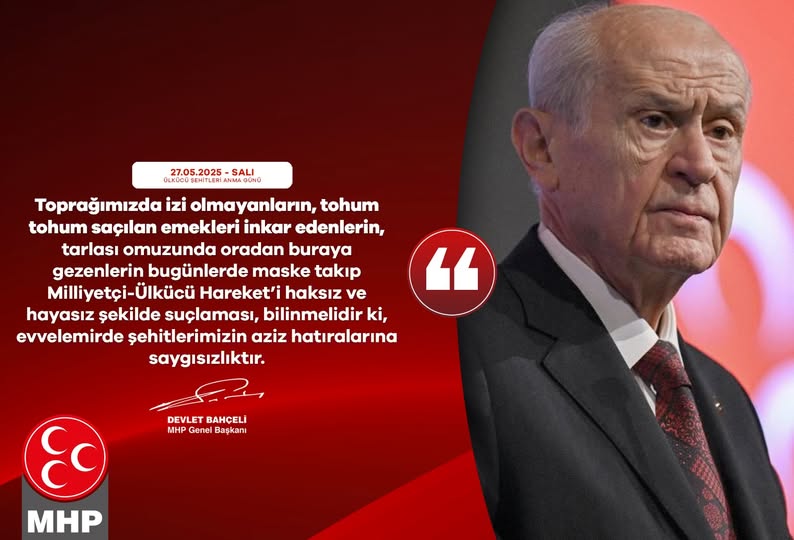 MHP'den Şehitlere Saygısızlık İddiası