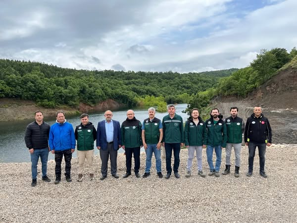Balıkesir Gönen Geyikli Göleti İnşaatı Geçici Kabulü Yapıldı