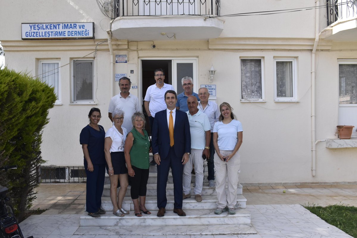 Didim Kaymakamı, Yeşilkent İmar ve Güzelleştirme Derneği'ni Ziyaret Etti