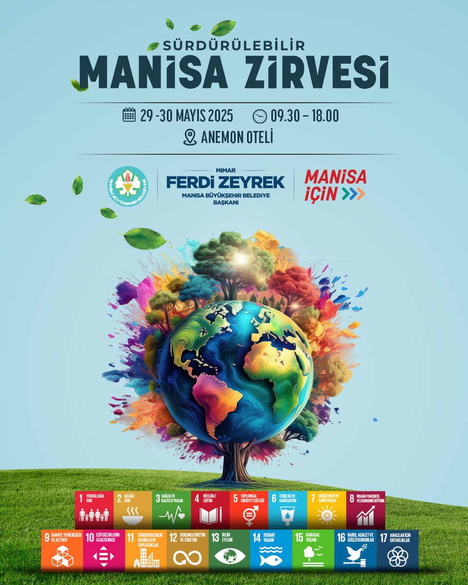 Manisa Büyükşehir Belediyesi'nden Sürdürülebilir Gelecek İçin Zirve