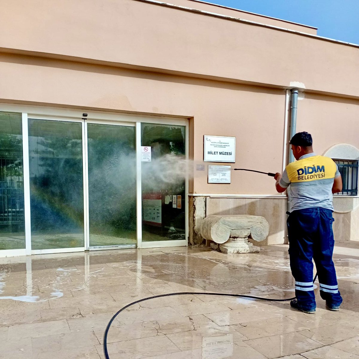 Didim Belediyesi Milet Müzesi'nde Temizlik Çalışmaları Tamamlandı