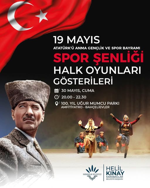 Karabağlar Belediyesi'nden 19 Mayıs Coşkusuyla Spor Şenliği