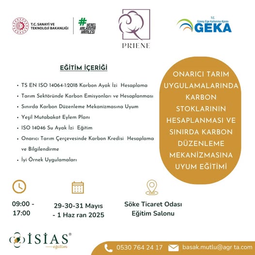 Söke Ticaret Odası Üyesi Kooperatiften GEKA Destekli Eğitim Programı Duyurusu