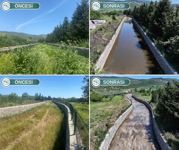 Erdek Gedeve Deresi'nde Yatak Tanzimi ve Rüsubat Temizliği Tamamlandı
