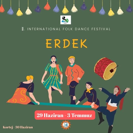 Erdek'te İkinci Uluslararası Halk Dansları Festivali Başlıyor