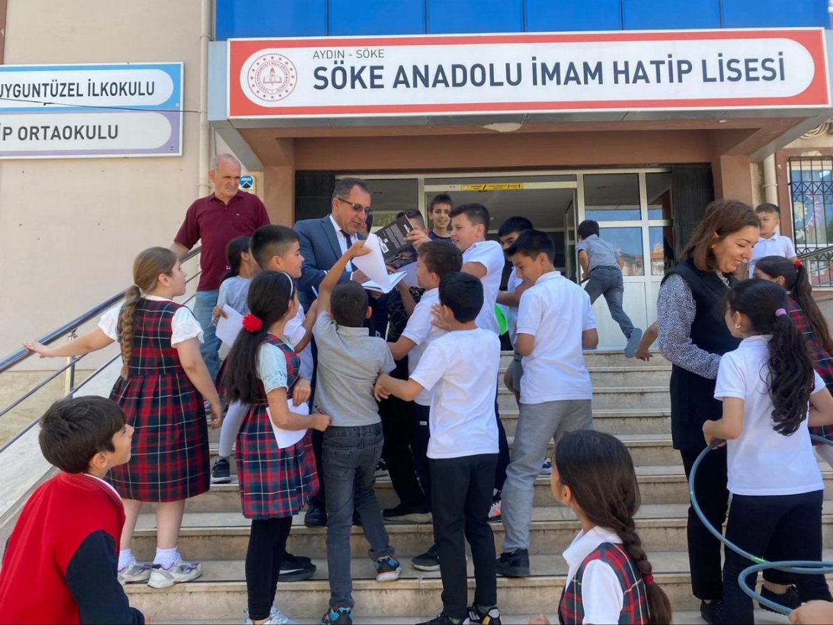 Söke İlçe Milli Eğitim Müdürü Uyguntüzel, Fahrettin Uyguntüzel İlkokulu'nu Ziyaret Etti