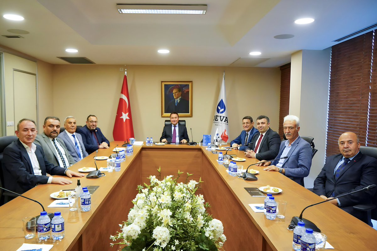 Deva Partisi Genel Başkanı Babacan, Mamak Çorumlular Federasyonu'nu Ağırladı