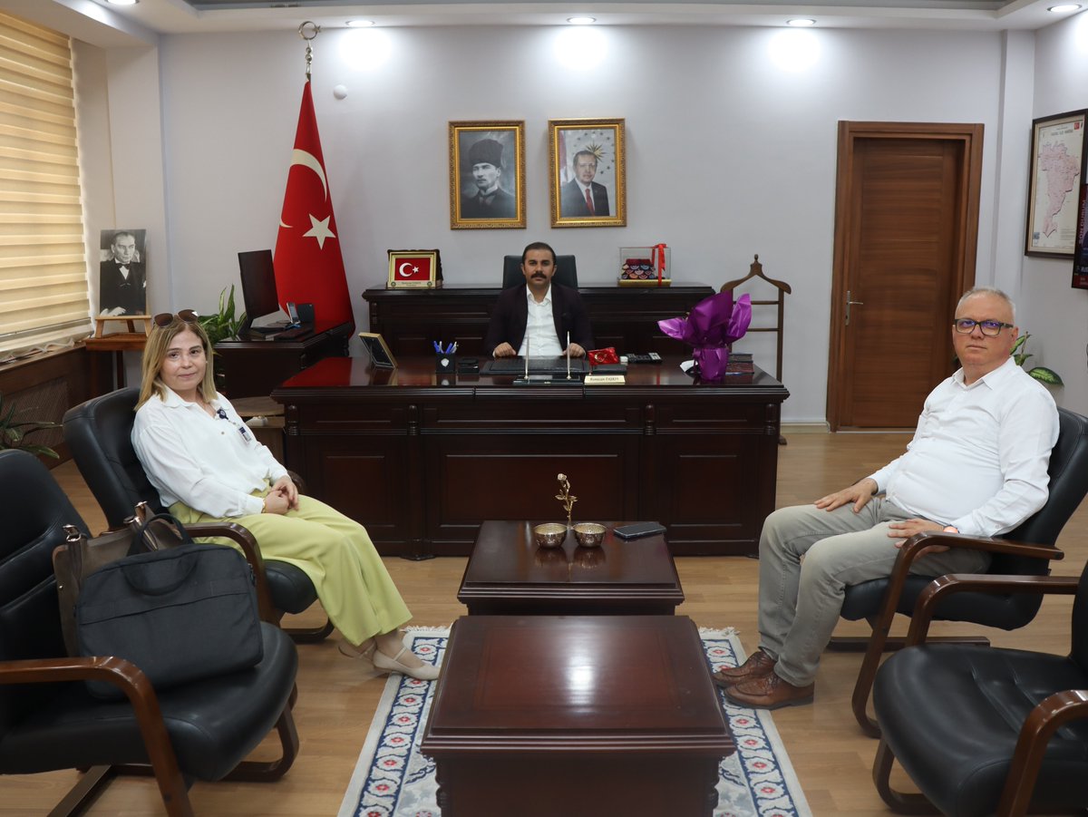 Aydın Batı Mikro Finans Müdürü, Koçarlı Kaymakamı Taşkin'i Ziyaret Etti