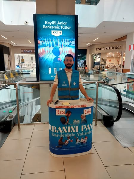 Bandırma Müftülüğü Kurban Paylaşım Kampanyası Başlattı