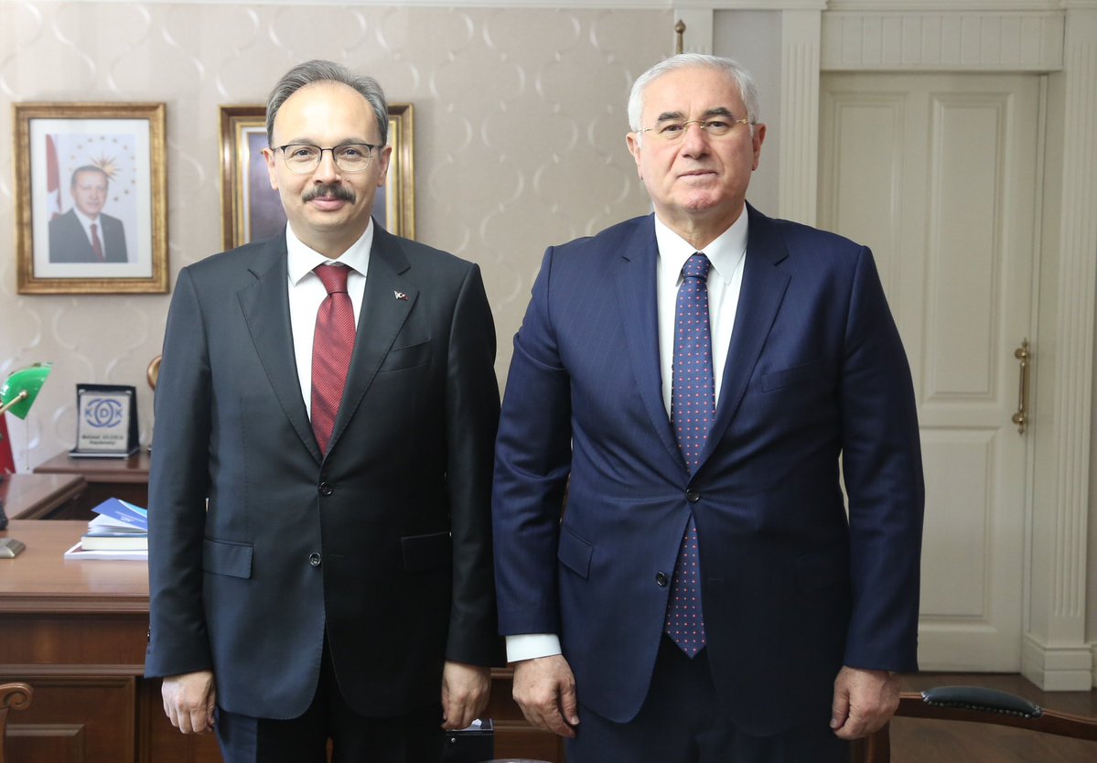 Siirt Valisi Kızılkaya, Kamu Başdenetçisi Akarca'yı Ziyaret Etti