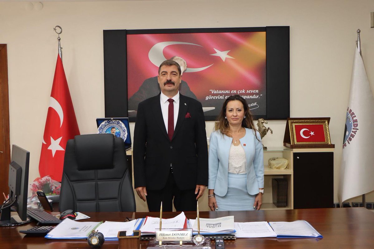 CHP Manisa İl Başkanı Özalper, Kula Belediye Başkanı Dönmez'i Ziyaret Etti
