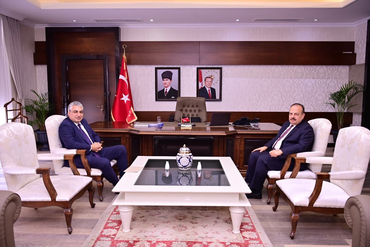 Mülkiye Başmüfettişi Ağca, Aydın Valisi Canbolat'ı Ziyaret Etti