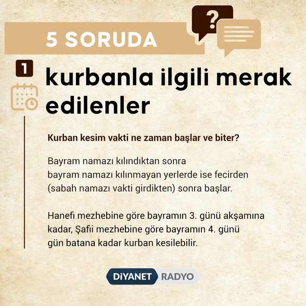 Aydın Müftülüğü Kurbanla İlgili Sıkça Sorulan Soruları Yanıtladı