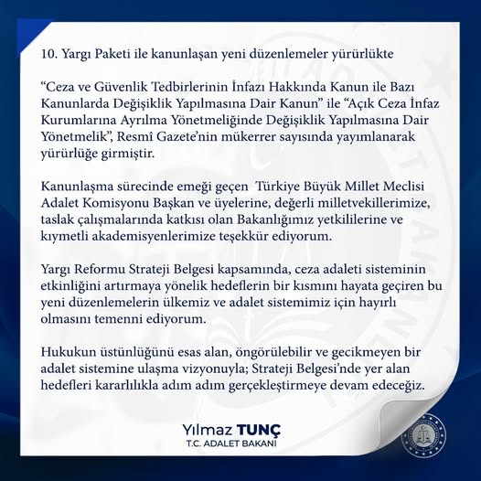 Yargı Paketi Yürürlüğe Girdi: Ceza Adalet Sisteminde Yeni Dönem