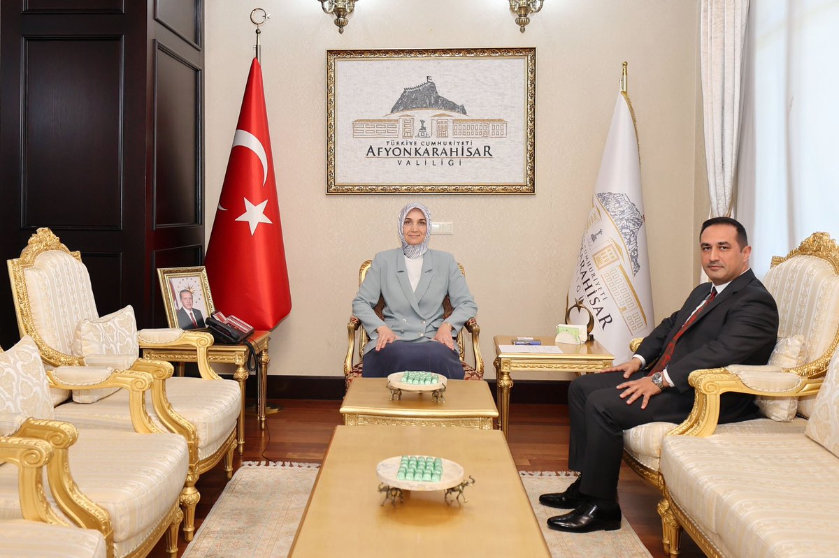 Afyonkarahisar Valisi Yiğitbaşı, Adli Yargı Adalet Komisyonu Başkanı Köken'i Kabul Etti