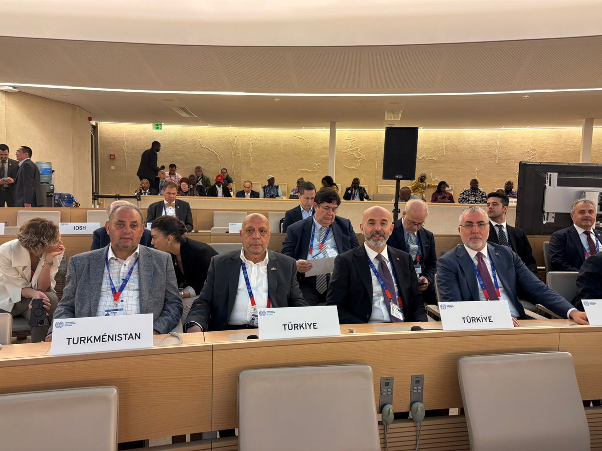 Hak İşçi Sendikaları Konfederasyonu Genel Başkanı Arslan, ILO 113. Uluslararası Çalışma Konferansı’na Katıldı