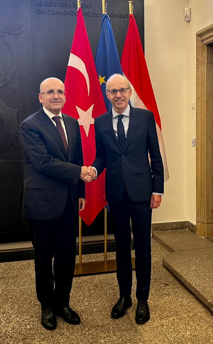 Şimşek, Lüksemburg'da Ekonomik İşbirliği Görüşmeleri Gerçekleştirdi