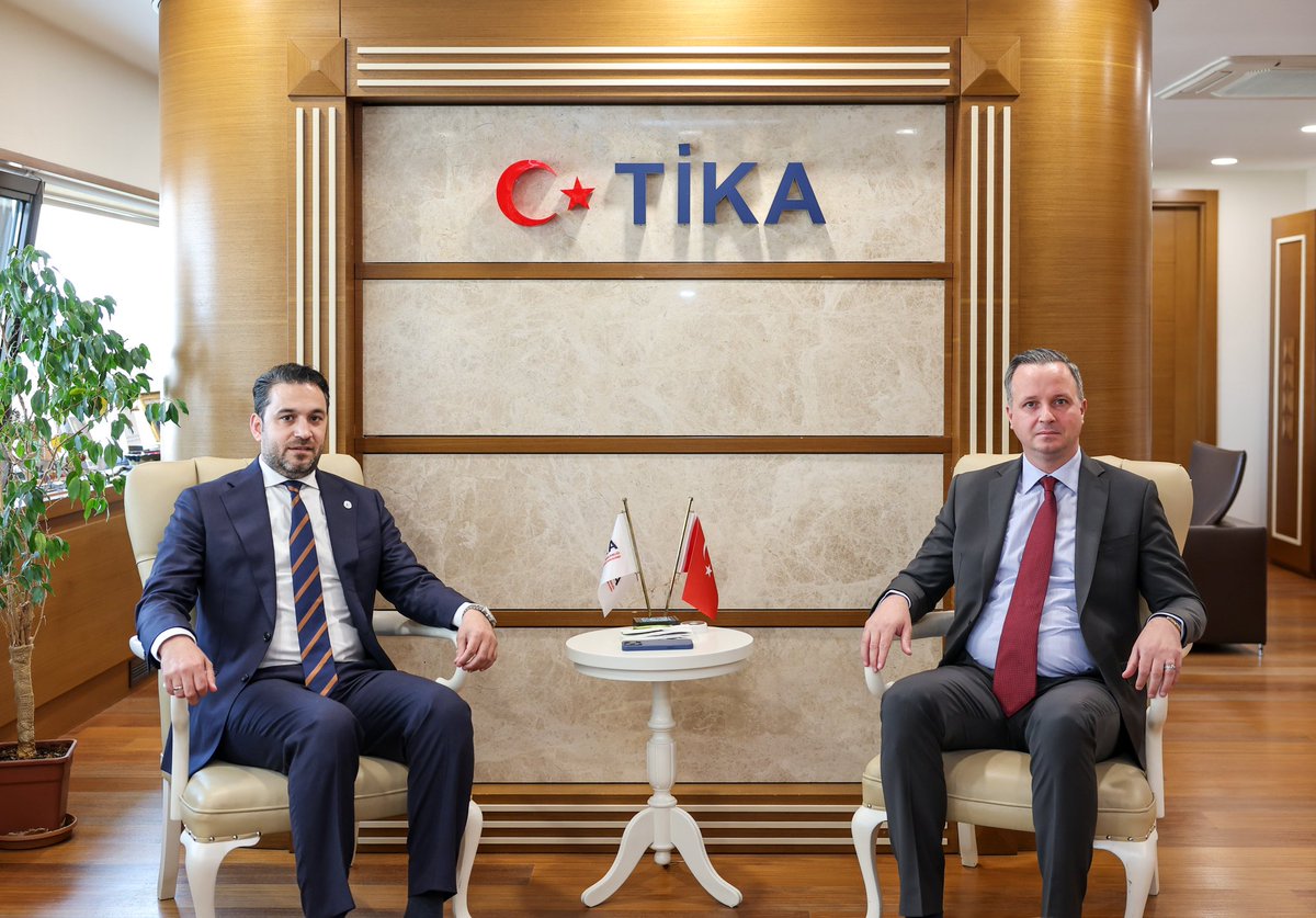Uluslararası Demokratlar Birliği Heyeti TİKA Başkanı Kayalar'ı Ziyaret Etti