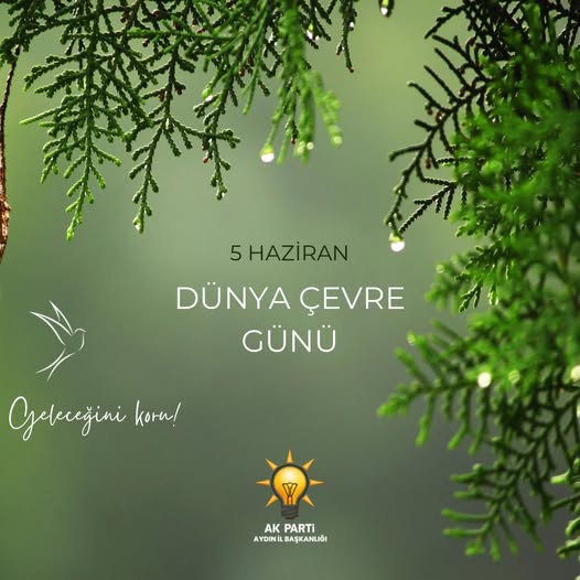 AK Parti Aydın İl Başkanlığı'ndan Dünya Çevre Günü Mesajı