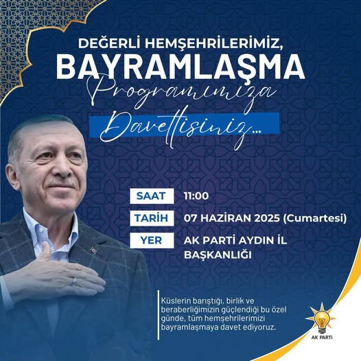 AK Parti Aydın Milletvekili Sarıbaş'tan Bayramlaşma Çağrısı