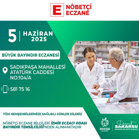 İzmir Bayındır Belediyesi Hemşehrilerine Sağlıklı Günler Diler