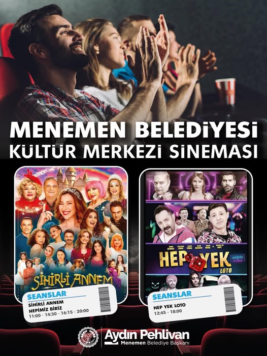 Menemen Belediyesi Sineması Bu Hafta İki Film Gösterecek