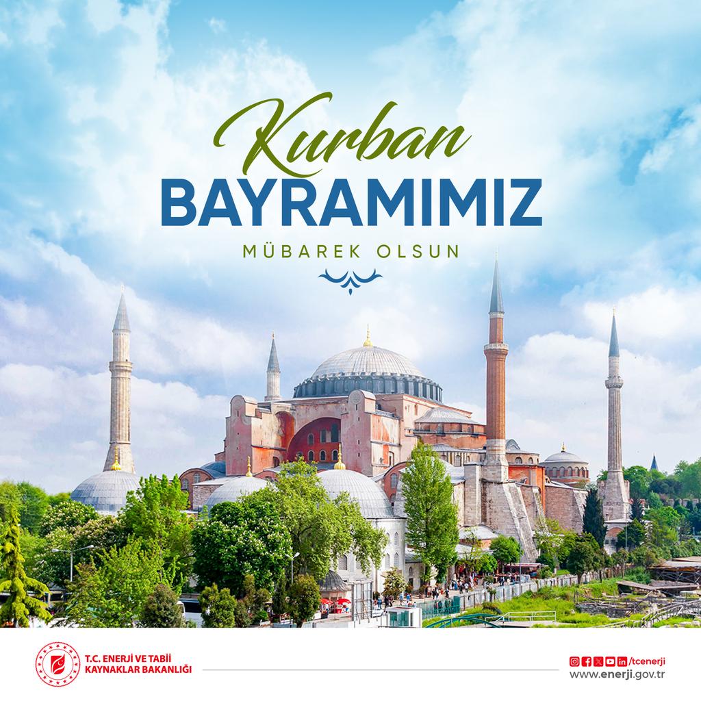 Enerji ve Tabii Kaynaklar Bakanlığı'ndan Kurban Bayramı Mesajı