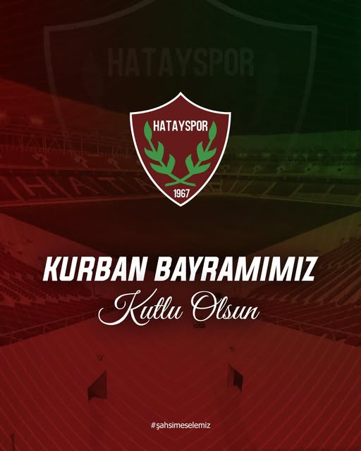 Hatayspor'dan Kurban Bayramı Mesajı