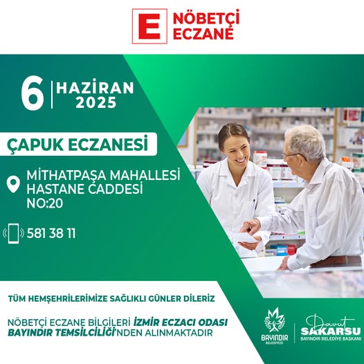 İzmir Bayındır Belediyesi Hemşehrilerine Sağlıklı Günler Diler