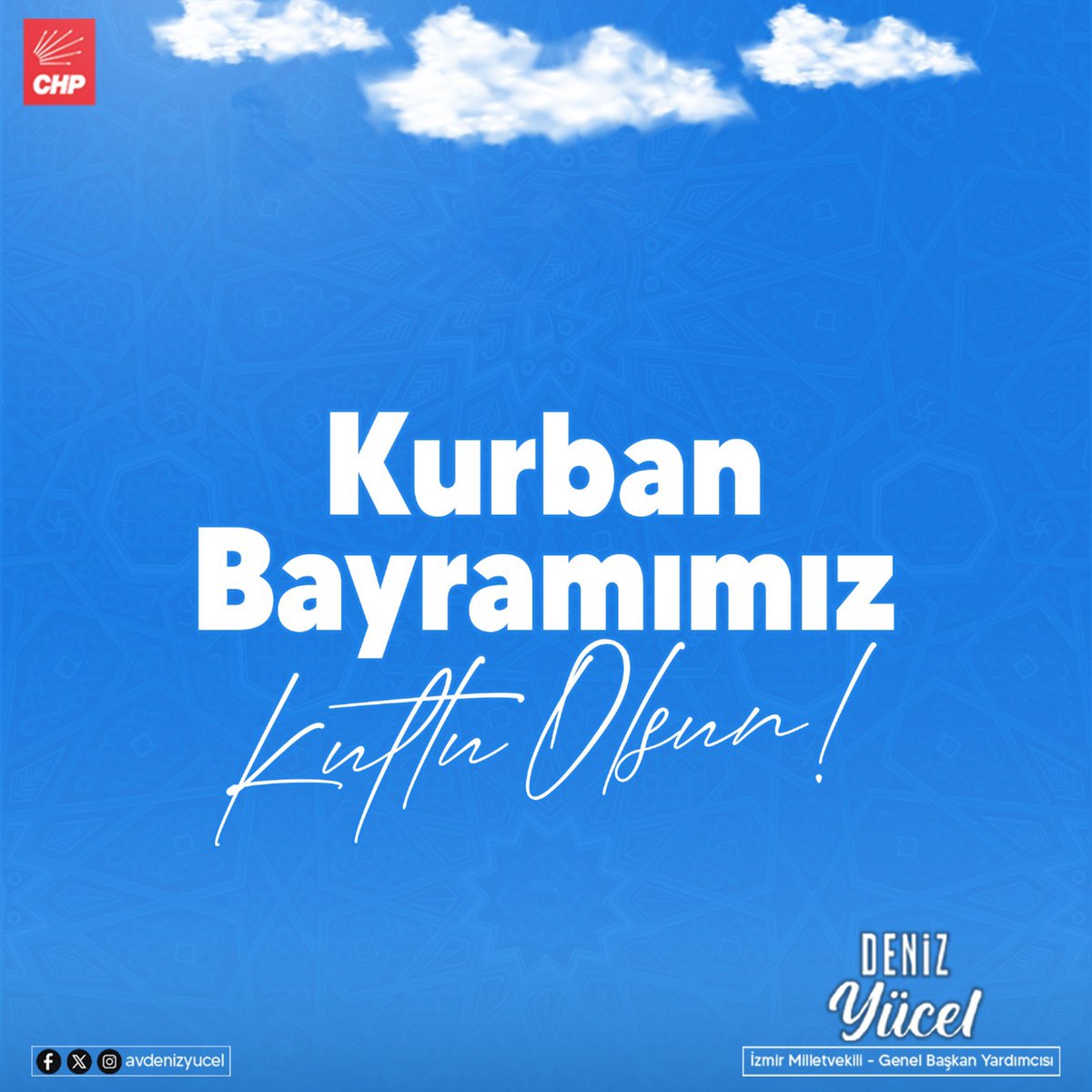 CHP'den Kurban Bayramı Mesajı