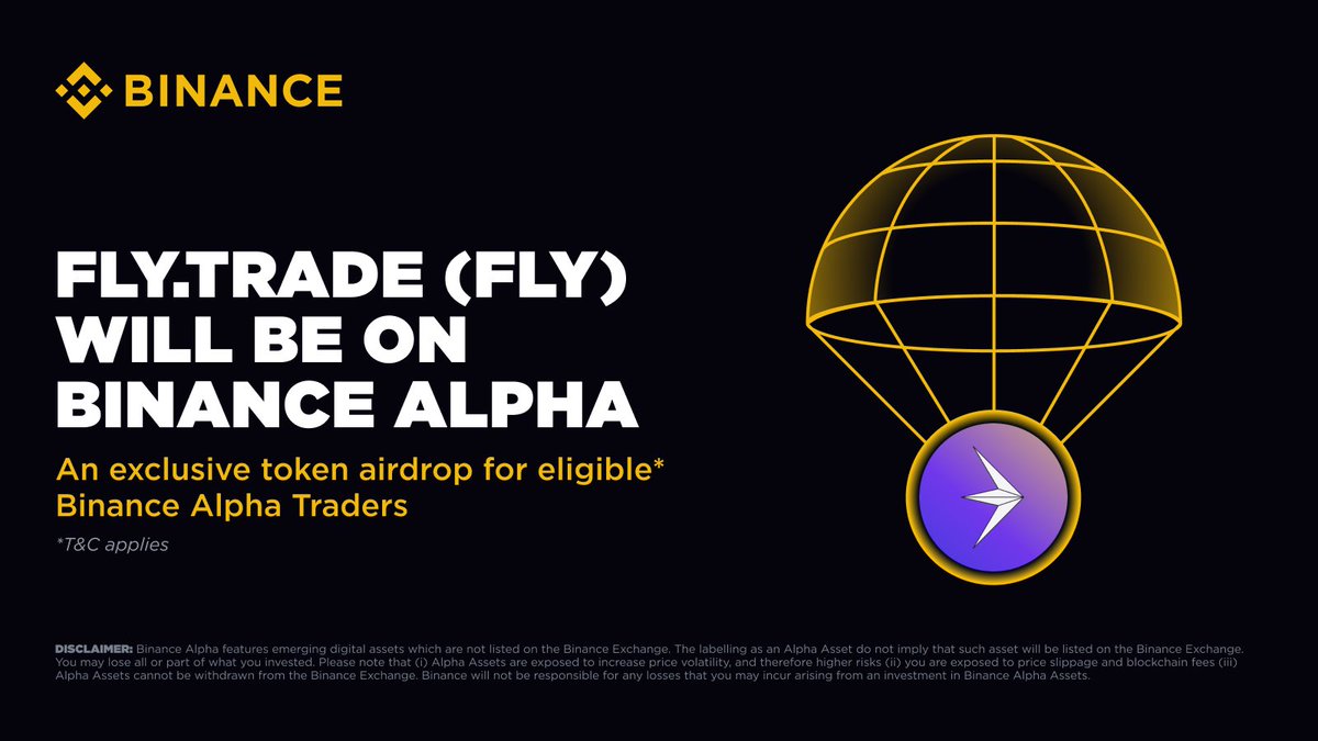 Binance, FLY Token'ı Listeliyor: Airdrop Fırsatı