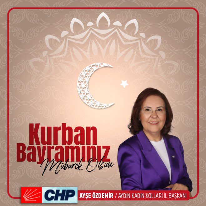 CHP Aydın Kadın Kolları Başkanı Özdemir'den Kurban Bayramı Mesajı