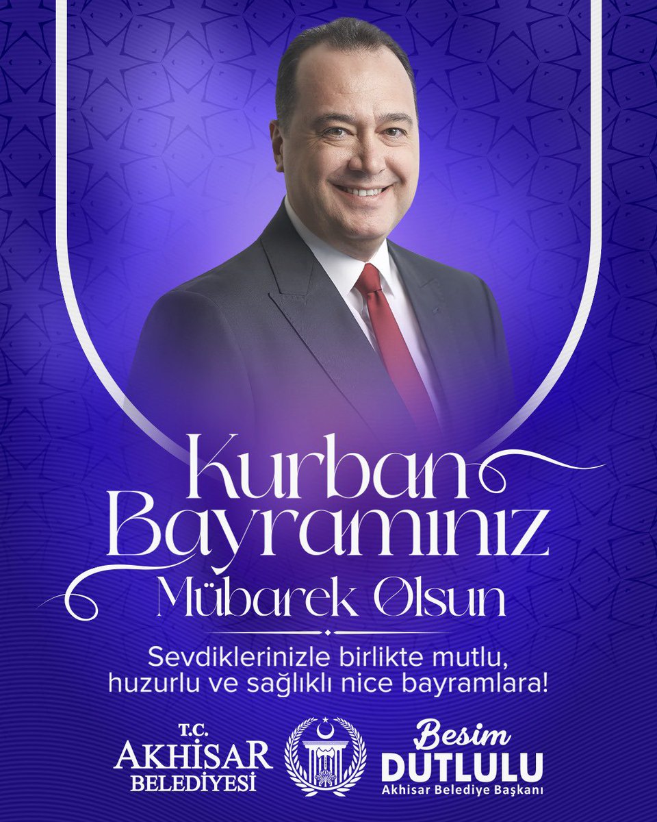 Akhisar Belediyesi Kurban Bayramı Mesajı Yayınladı