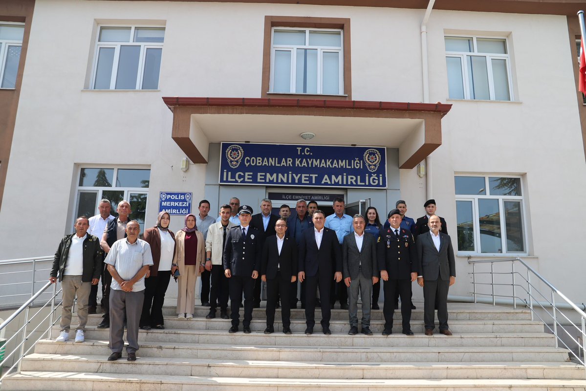 Çobanlar Kaymakamı Yücel, Bayram Ziyaretleri Gerçekleştirdi