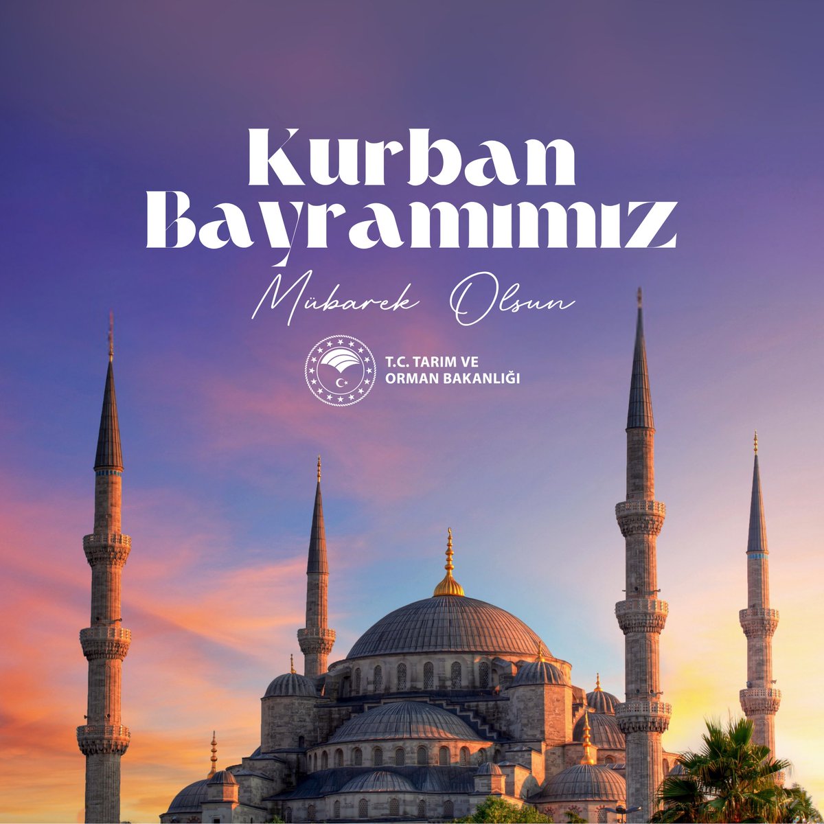 Tarım ve Orman Bakanlığı'ndan Kurban Bayramı Mesajı