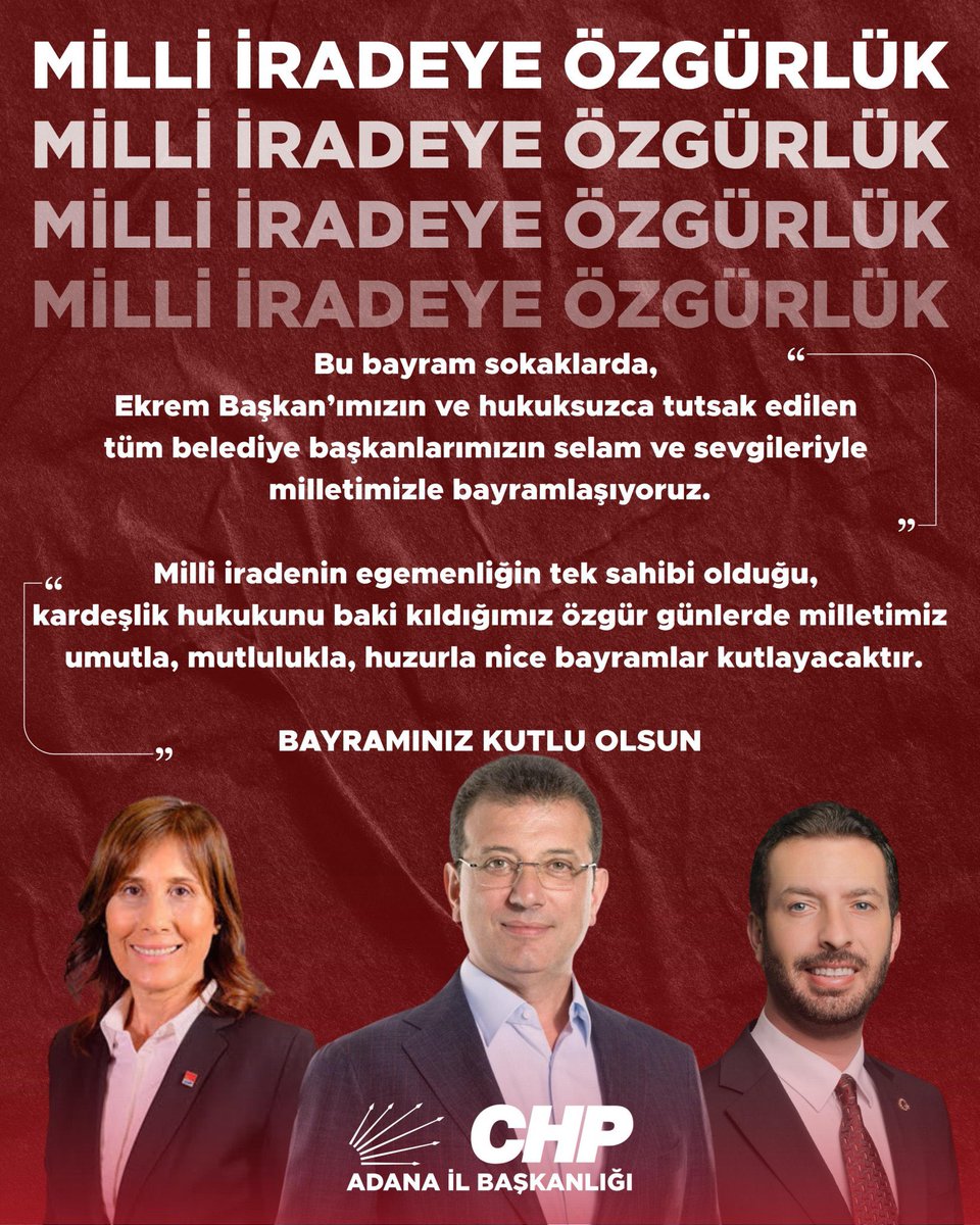 CHP'li Bulut: Bayram Mesajı ve Tutuklu Belediye Başkanlarına Vurgu
