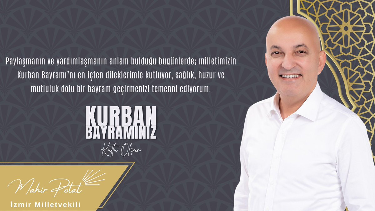 CHP İzmir Milletvekili Polat'tan Kurban Bayramı Mesajı