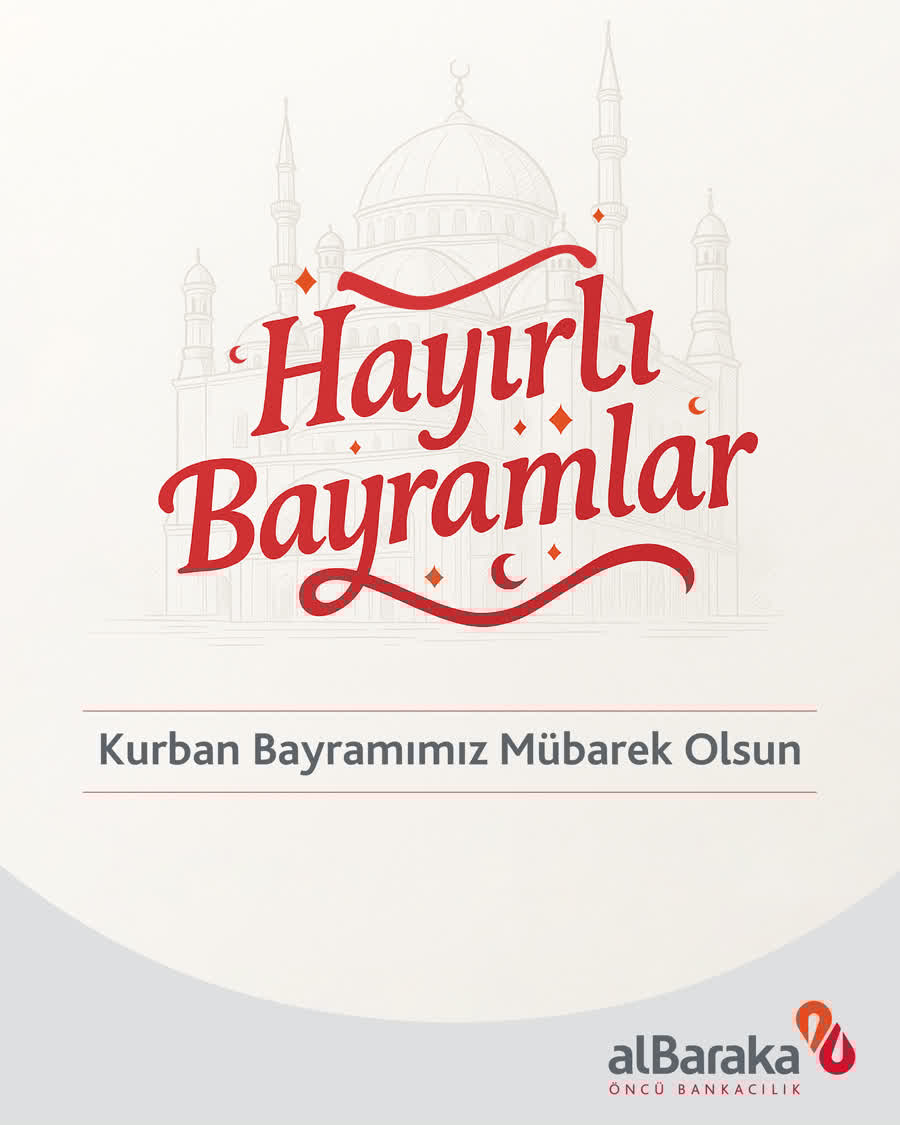 Albaraka Türk'ten Kurban Bayramı Mesajı