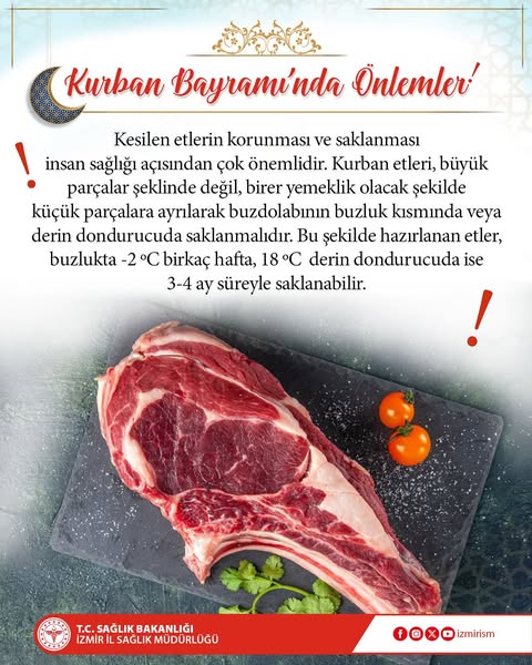 İzmir İl Sağlık Müdürlüğü Kurban Bayramı Önlemlerini Artırıyor