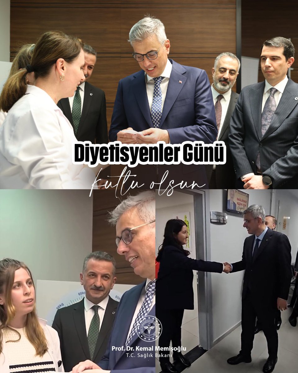 Sağlık Bakanı Memişoğlu'ndan Diyetisyenler Günü Mesajı
