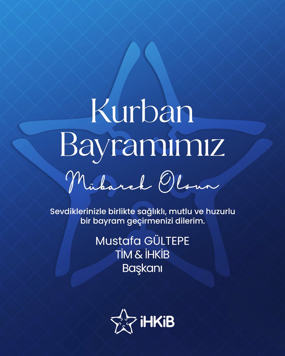 İHKİB'den Bayram Mesajı