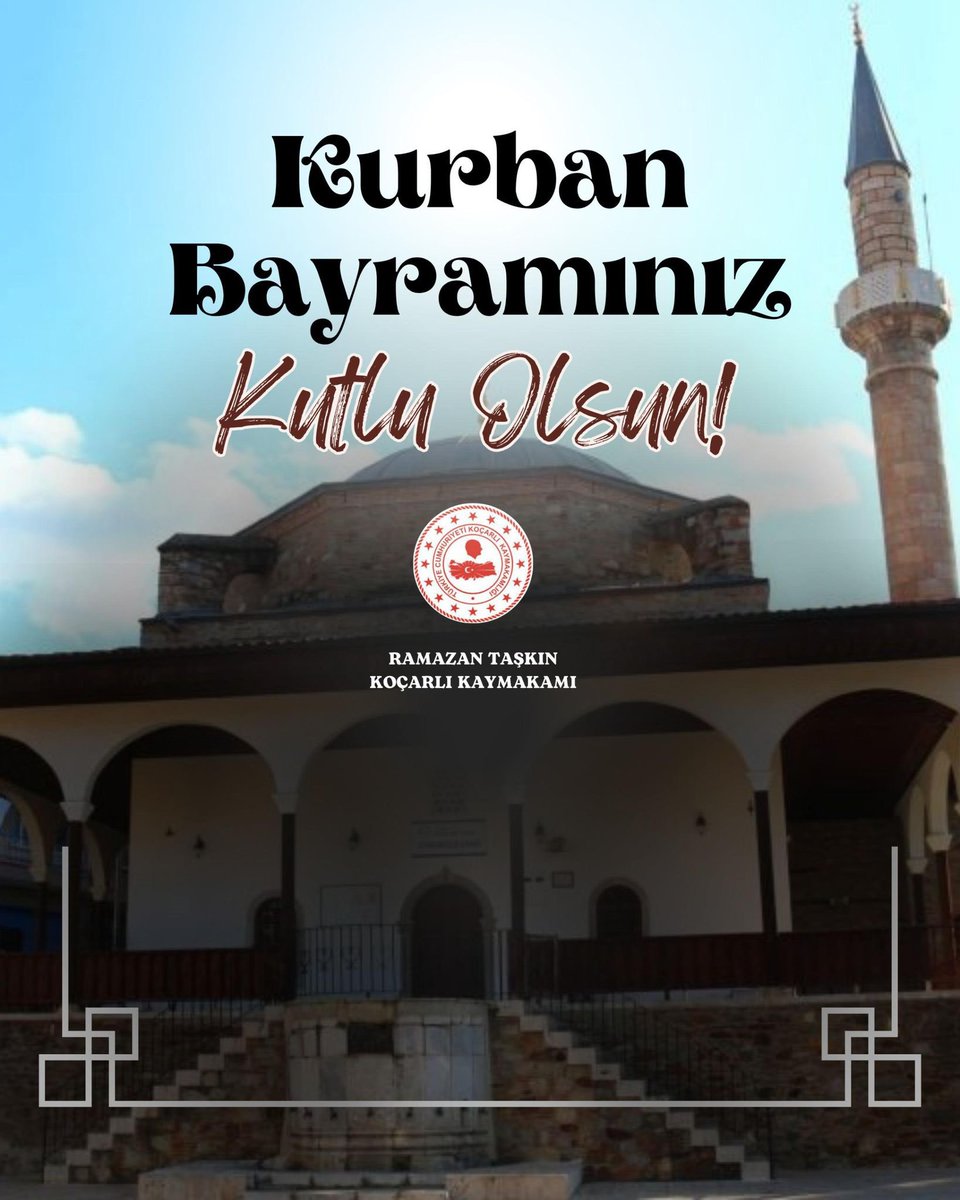 Koçarlı Kaymakamlığı'ndan Kurban Bayramı Mesajı